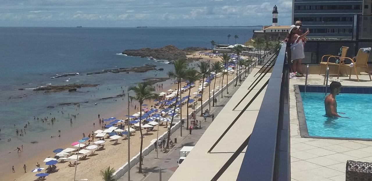 Apartamento Farol Barra Flat Salvador Esterno foto